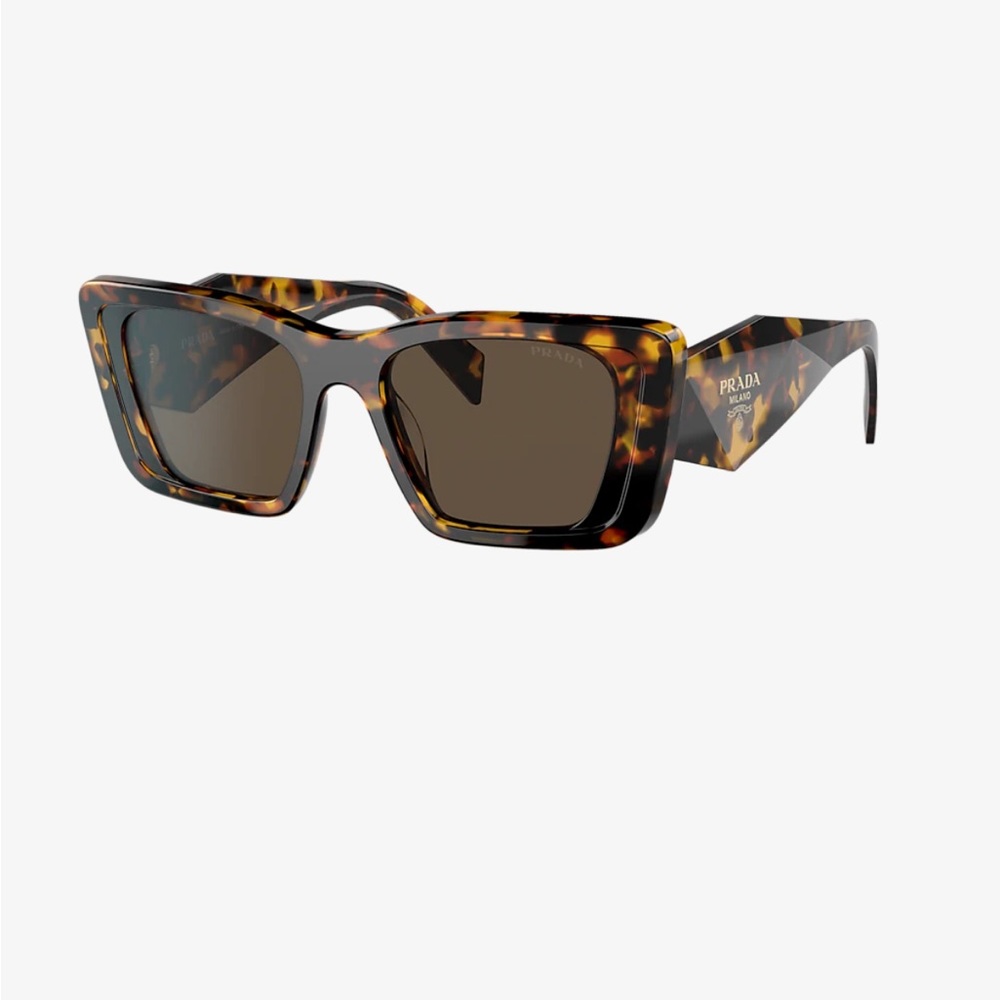 Prada PR 08YS Havana Honey / Dark Brown Lens